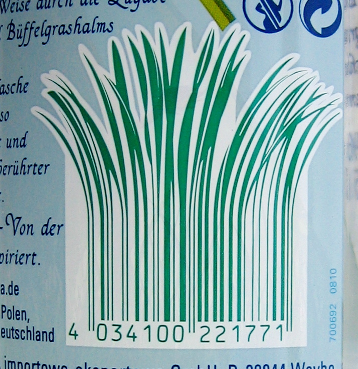 Hans Haase Design_Barcode_Grasvodka_IMG_5574 Von Hans Haase – Eigenes Werk, CC-BY-SA 4.0, httpscommons.wikimedia.orgwindex.phpcurid=47507967