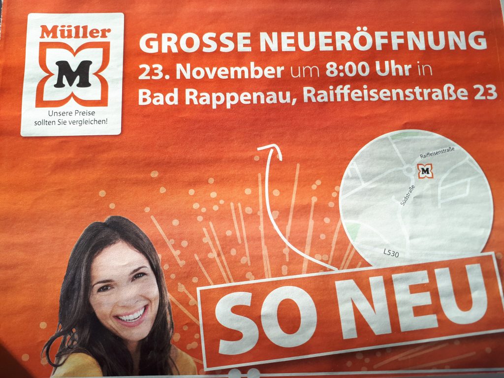 Muller 20 Auf Alles Und Ein Duschbad Supermarkt Inside