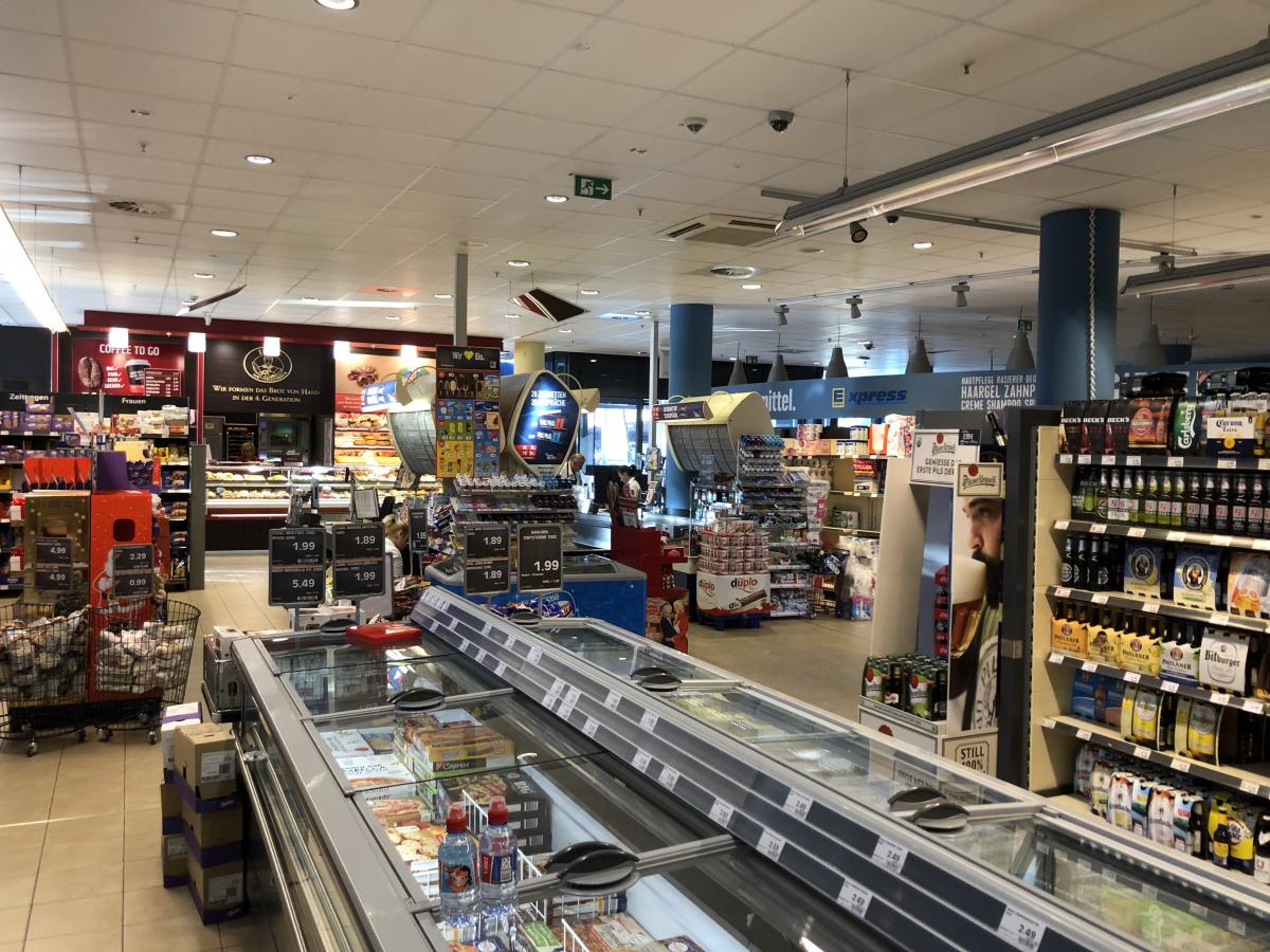 Edeka Express Kasse Supermarkt Inside