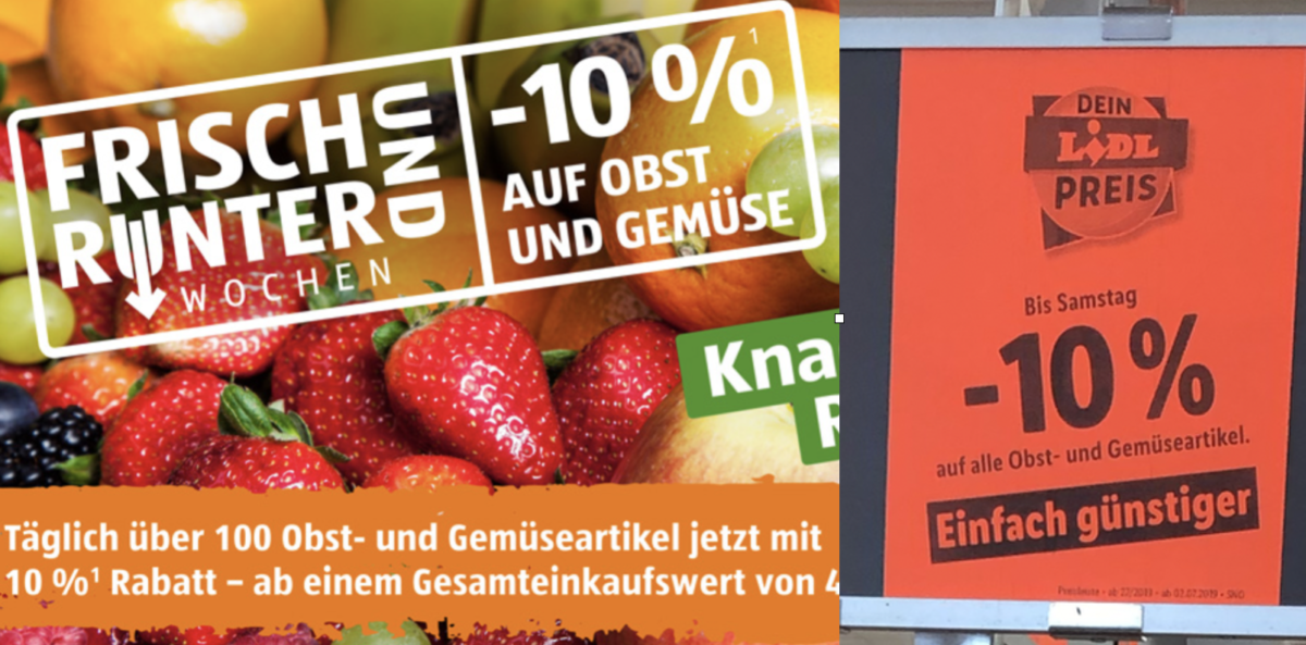 Aldi Und Lidl Im Rabattrausch Supermarkt Inside