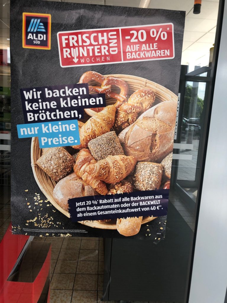 Der Backwaren Krieg Supermarkt Inside