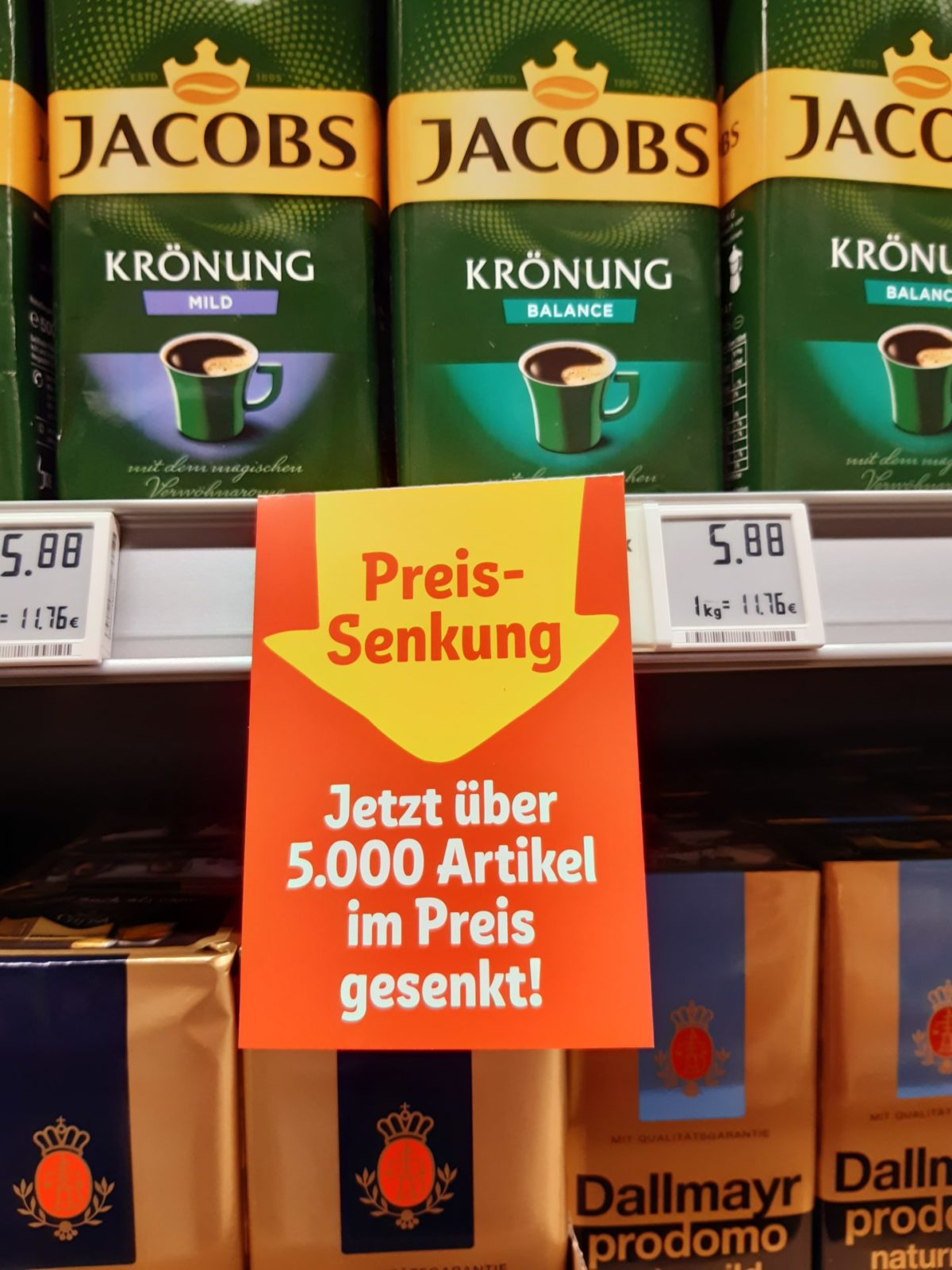 Rewe Preissenkung