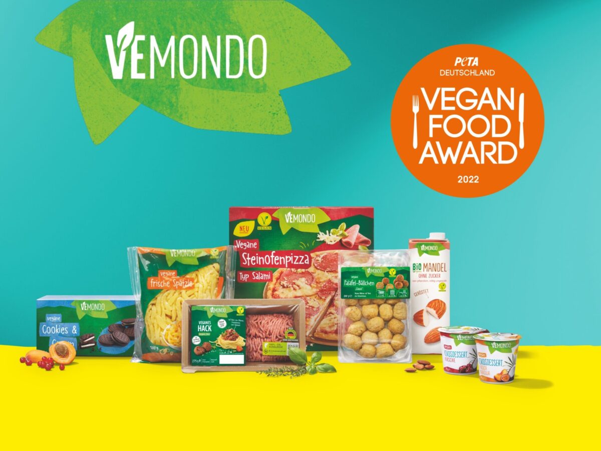 Lidl-Eigenmarke “Vemondo” gewinnt Vegan Food Award von PETA