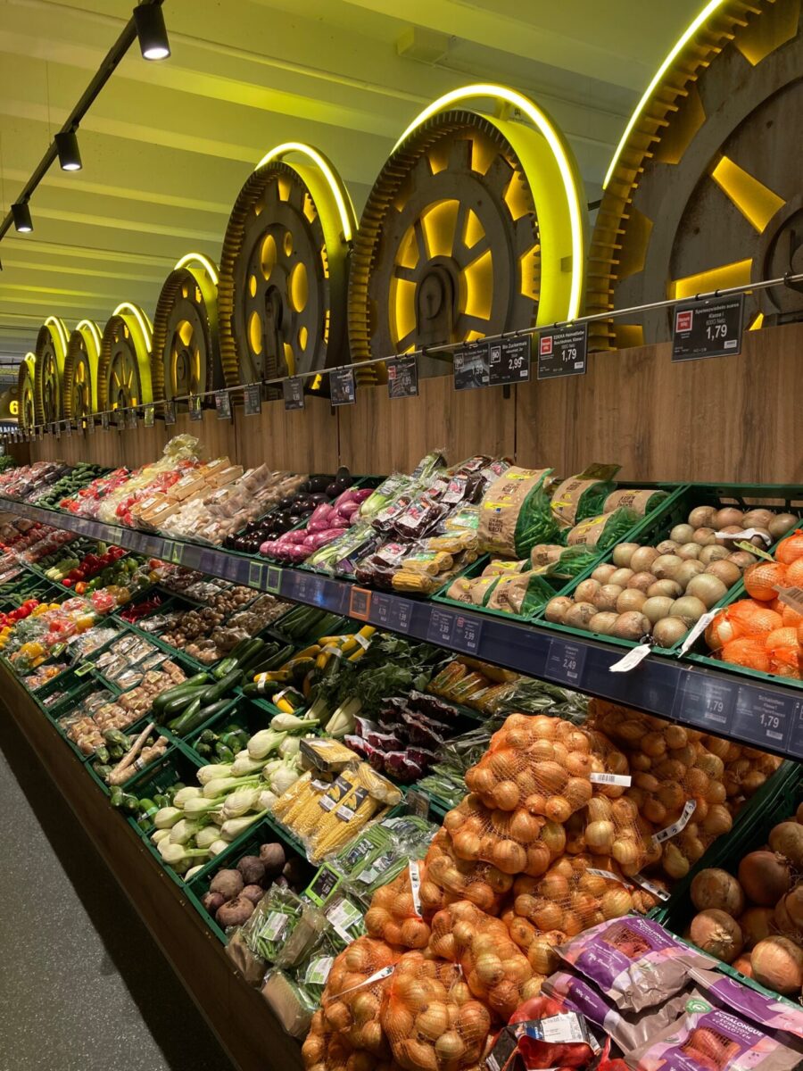 Obst- und Gemüse-Abteilung
