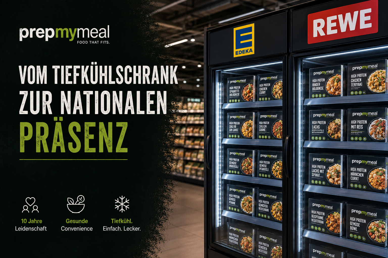 Vom Tiefkühlschrank zur nationalen Präsenz: Wie PrepMyMeal den deutschen LEH erobert